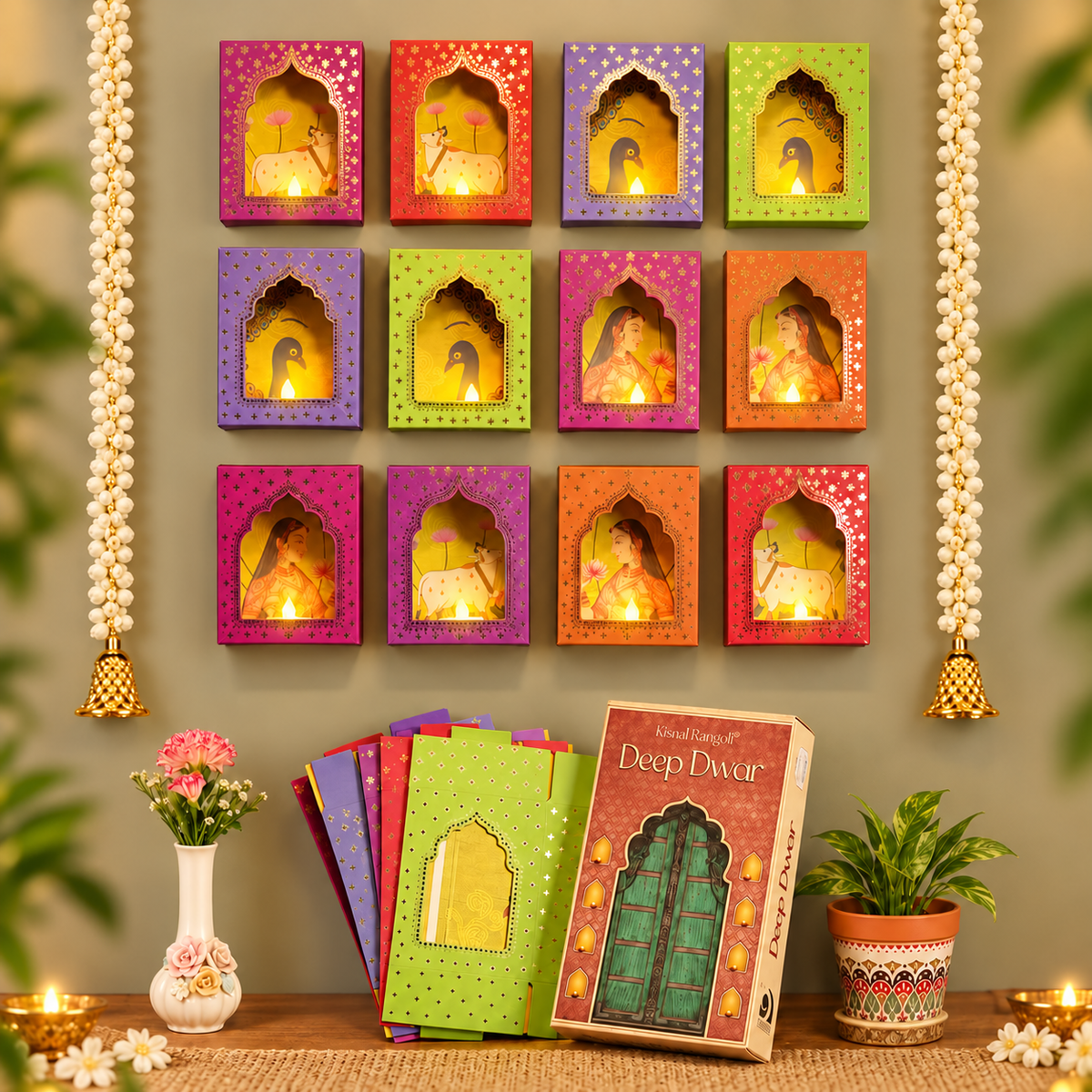 The Jharokha Glow Set | Decorative Diwali Luminaries