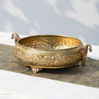 The Heirloom Urli Set | 14" Solid Brass Urli + Styling Kit
