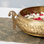 The Heirloom Urli Set | 14" Solid Brass Urli + Styling Kit