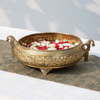 The Heirloom Urli Set | 14" Solid Brass Urli + Styling Kit